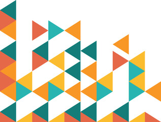 Obraz premium Geometric corner shapes