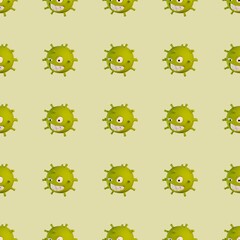 virus 3d seamless pattern. background,wallpaper. Designing clothes, shirts, hats, etc