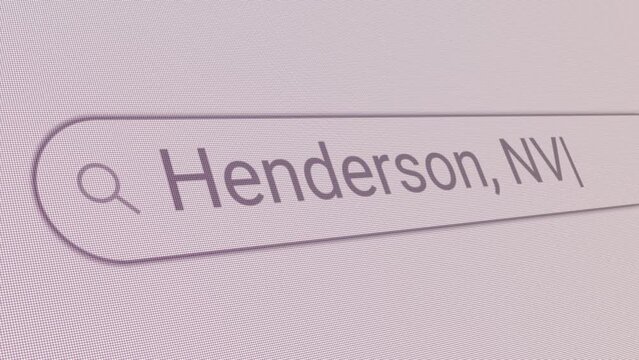 Search Bar Henderson NV 
Close Up Single Line Typing Text Box Layout Web Database Browser Engine Concept