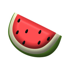 Red watermelon fruit PNG