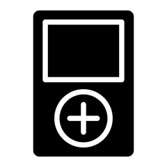 Obraz premium remote control glyph 