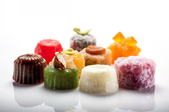Dasik: Small sweets made with rice flour and various flavorings, generative AI sweets