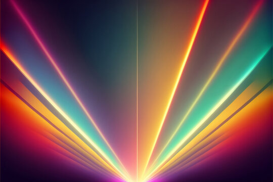 Dazzling Abstract Lens Flare with Unique Light Patterns
