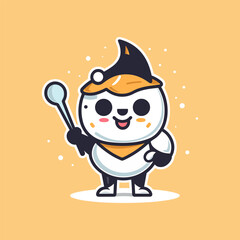 Meet our adorable ice cream mascot. With its cute and playful design, it's sure to bring a smile to your face and a craving for sweets