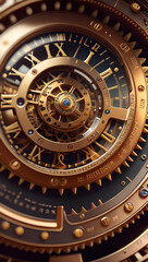 Clockwork mechanism illustration