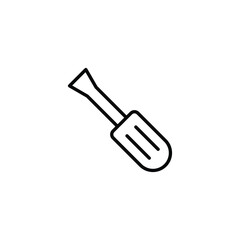 Screw Driver icon design with white background stock illustration