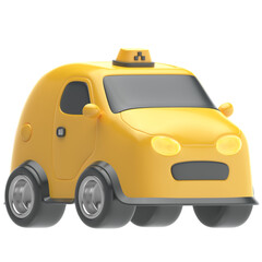 Taxi 3D Icon