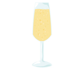 glass of champagne