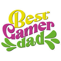 Retro keychain Father's Day T-shirt Design, Vector