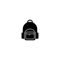 School bag icon isolated on white background 
