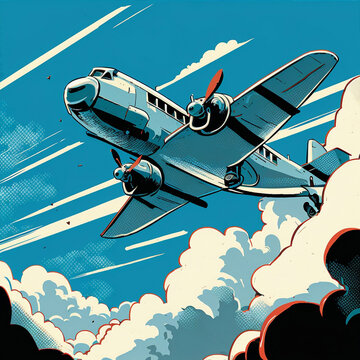 Cartoon Airplane 