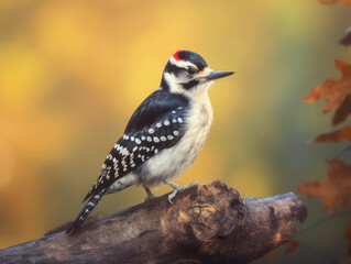 Obraz premium Woodpecker. created with Generative AI Technology, ai, generative