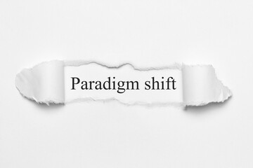 Paradigm shift	 - obrazy, fototapety, plakaty