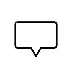 Fototapeta premium Outline Bubble Teks 