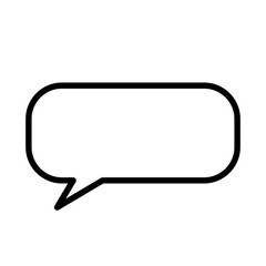 Naklejka premium Outline Bubble Teks 