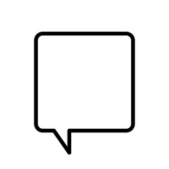 Naklejka premium Outline Bubble Teks 