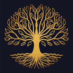 Tree of Life , Yggdrasil vector	

