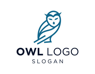 Logo design about Owl on a white background. created using the CorelDraw application.