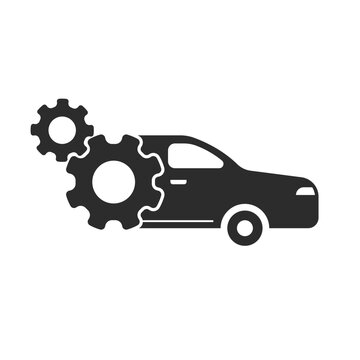 car service and repair icon vector element design template