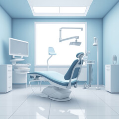 dental chair in hospital