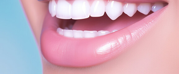 Obraz premium close up of mouth