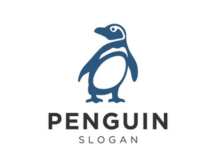 Logo design about Penguin on a white background. created using the CorelDraw application.