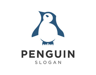 Logo design about Penguin on a white background. created using the CorelDraw application.
