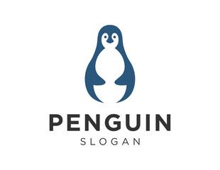 Logo design about Penguin on a white background. created using the CorelDraw application.
