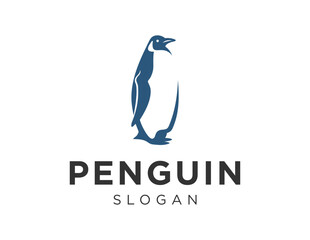 Logo design about Penguin on a white background. created using the CorelDraw application.