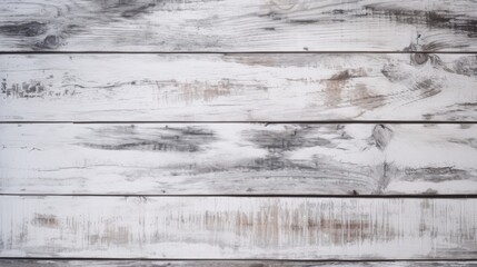 White old wood background, abstract wooden texture. Generative AI.