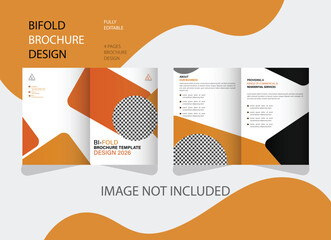 Company Bi Fold Brochure Design