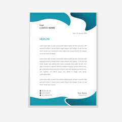 letterhead flyer corporate official minimal creative abstract professional informative newsletter