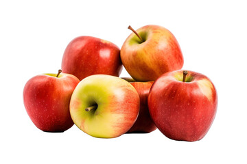 Fototapeta na wymiar a fresh Apple or Apples on a pristine white background