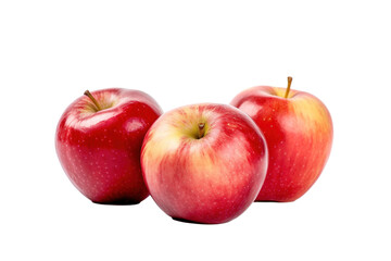 a fresh Apple or Apples on a pristine white background
