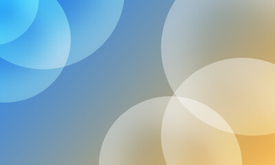 Pastel Blue Gold Gradient Abstract Graphic Background