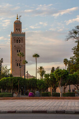 Obraz premium minaret de la Koutoubia 