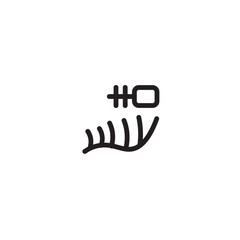 Obraz premium Hair Hygiene Saloon Outline Icon