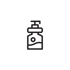 Gel Hair Oil Outline Icon