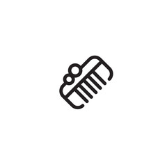 Comb Brush Hair Outline Icon