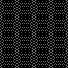 Seamless pattern with paseo ornament. Oriental traditional ornamentation with repeated rounded shapes. Window tracery wallpaper. Grid motif. Digital paper, textile print, web design. Vector