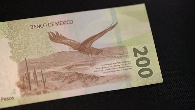 Mexican Peso Banknotes Golden Eagle