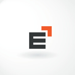 Vector Logo - Monogram Letter E