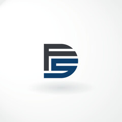 Vector Logo - Combination Letter F and S Customized
