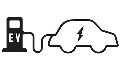 electrician car vector logo.
eco friendly idea concept.