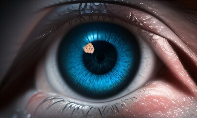 a close up of a person's eye with a cross on it, enhanced eye detail, photorealistic eyes render, 3d render of a blue eyes, perfect photorealistic eyes, 8 k realistic digital art, eyes realistic, uhd 