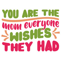 Retro Mothers day T-shirt Design, Vector