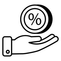 Premium download icon of discount coupon 