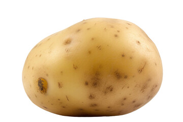 Vegetable potato on transparent background , Generative Ai