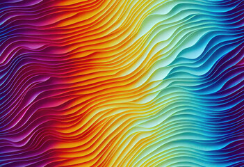 Obraz premium Seamless Quilled Paper Art