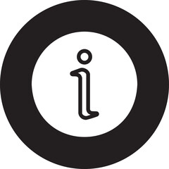 info glyph icon